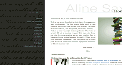 Desktop Screenshot of alinesax.be
