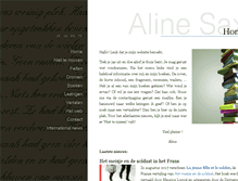 Tablet Screenshot of alinesax.be